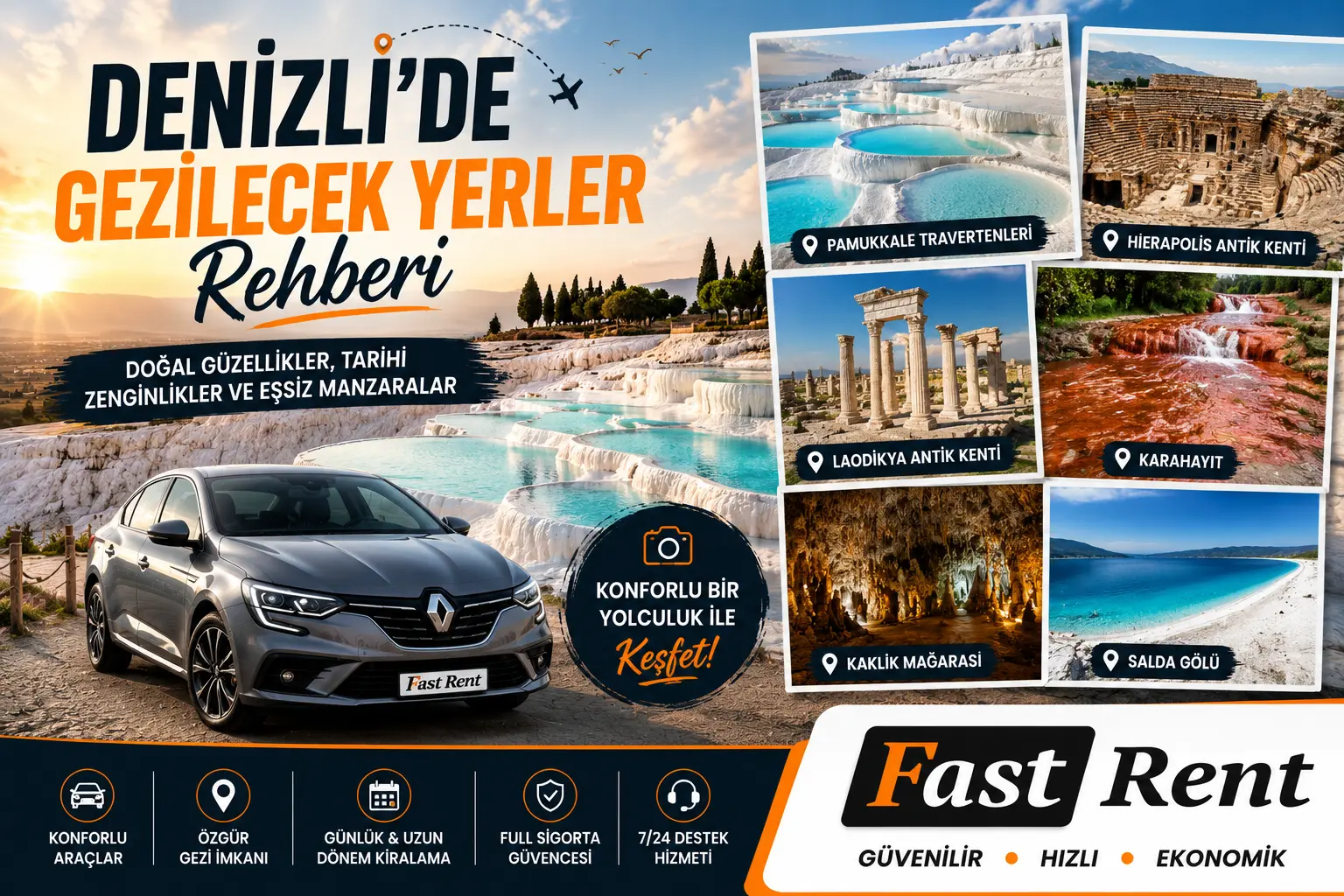 Denizli'de Gezilecek Yerler