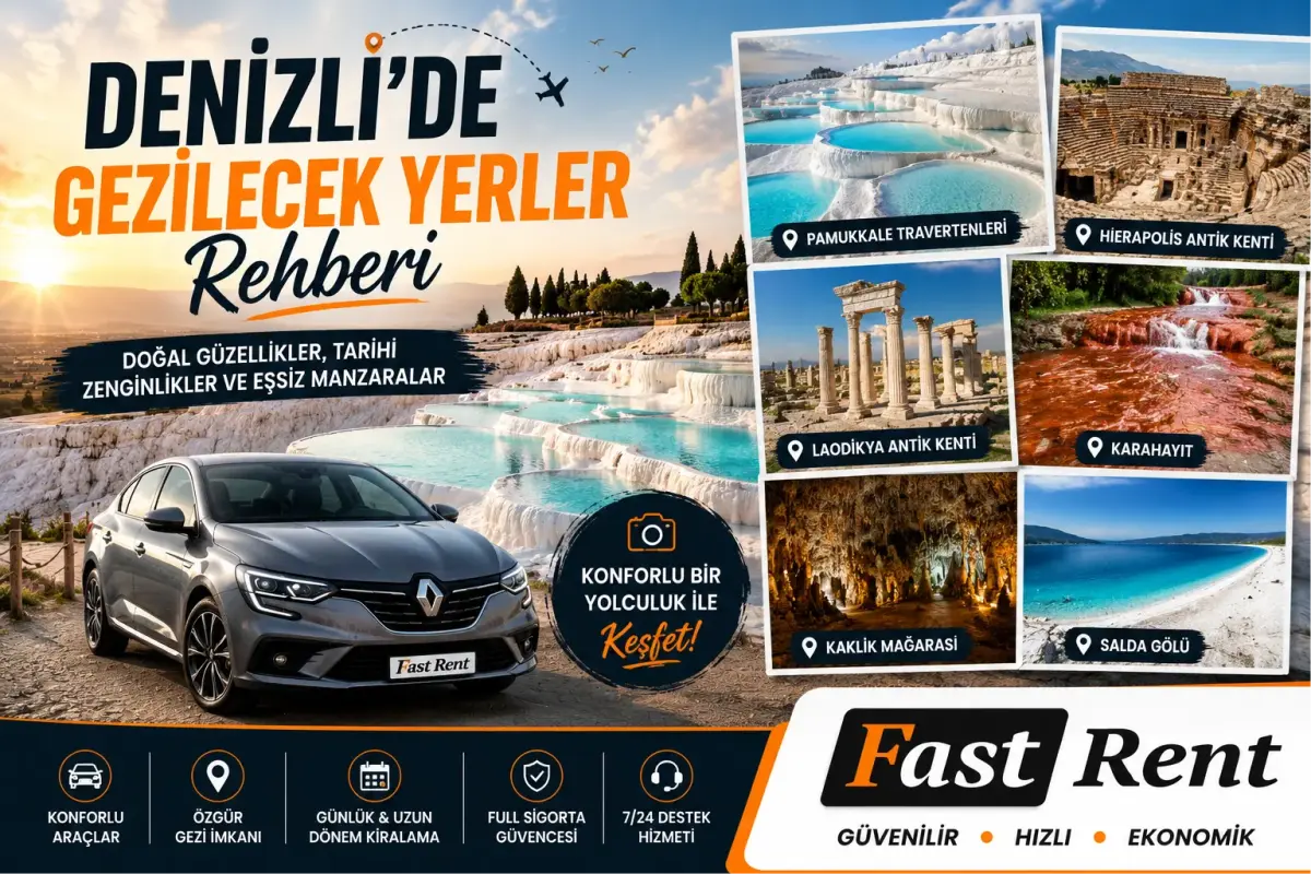 Denizli'de Gezilecek Yerler