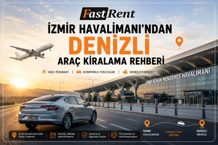İzmir Havalimanı'ndan Denizli Araç Kiralama Rehberi