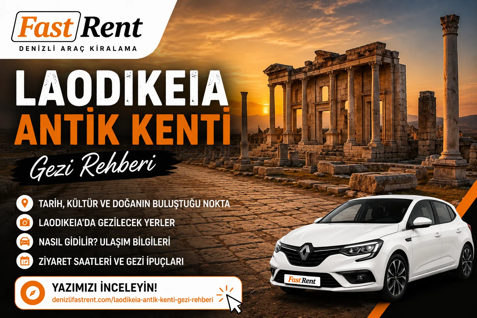 Laodikeia Antik Kenti Gezi Rehberi
